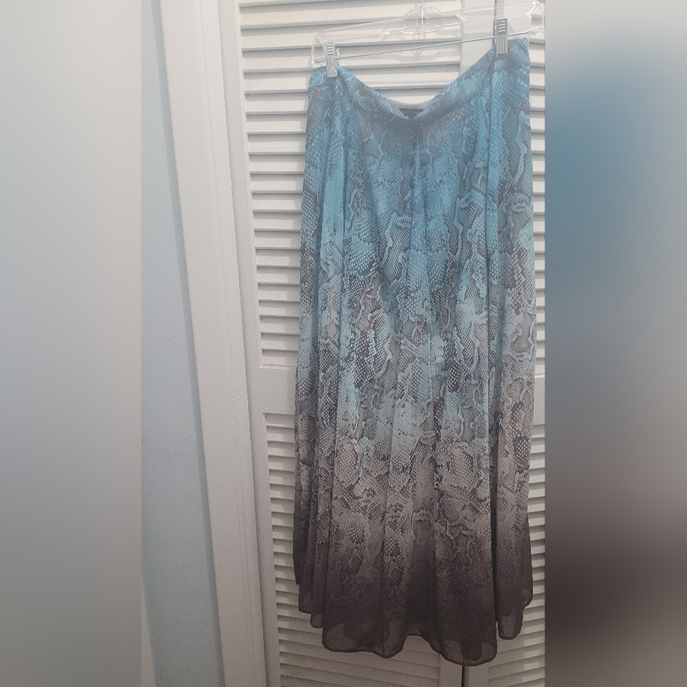 Python Ombre Maxi Skirt - image 7